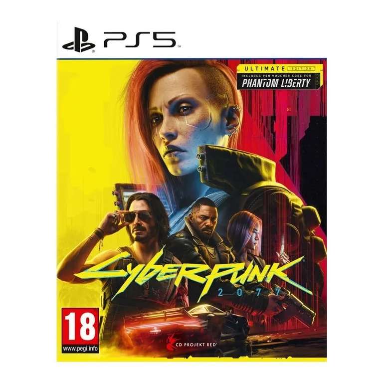 Cyberpunk 2077 Ultimate Edition PS5 W/code, Sold by The Game Collection Outlet
