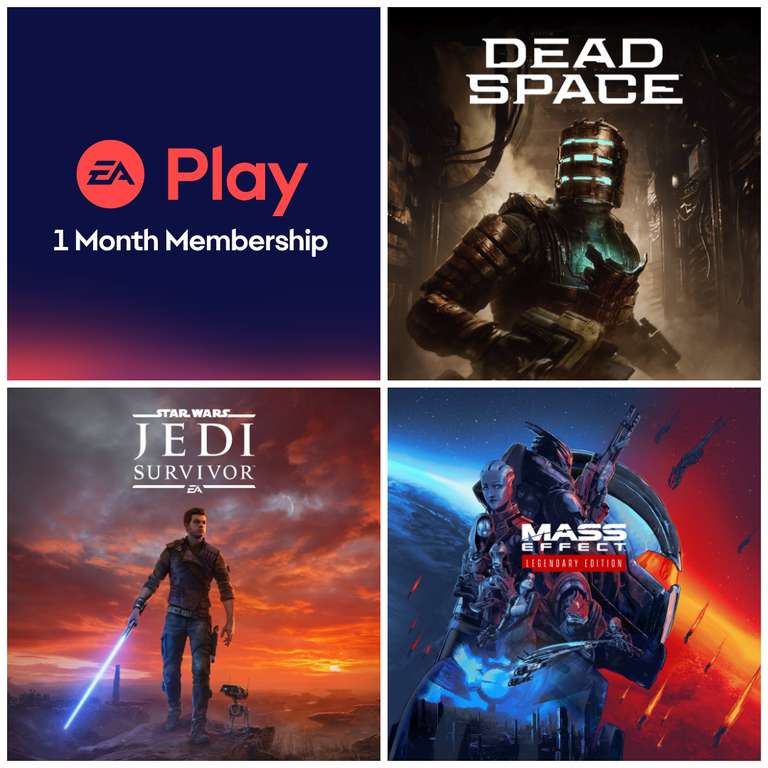 [PS4/PS5] EA Play - 1 Month Discount Offer - play Star Wars Jedi: Survivor, Dead Space Remake and more Games