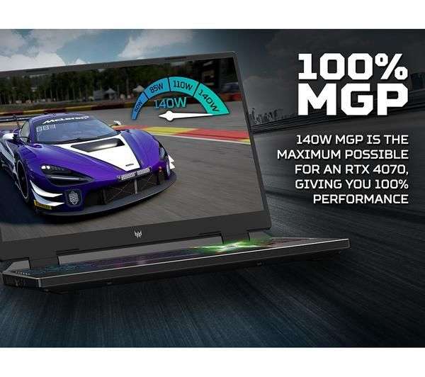 ACER Predator Helios Neo 16" Gaming Laptop - Intel Core i7, RTX 4070, 1 TB SSD